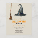 Recherche de drôle halloween invitations Aquarelle
