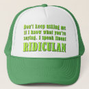 Recherche de courant casquettes Humour