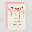 Recherche de ballet baby shower invitations Féminin