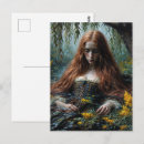 Recherche de peinture shakespeare cartes postales Ophélie