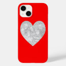 Recherche de en forme de coeur iphone coques Rouge