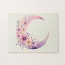 Recherche de croissant de lune puzzles Fleurs