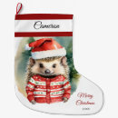 Recherche de hérisson chaussette de noël Animal