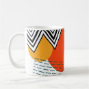 Recherche de zigzag jaune tasses Orange
