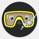 Recherche de masque de plongée autocollants Plongeur