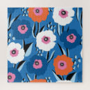 Recherche de pavot rouge puzzles Abstrait