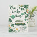 Recherche de trèfle chanceux invitations Fête d'anniversaire irlandaise