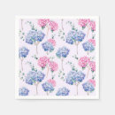 Recherche de hortensia bleu serviettes Romantique