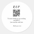 Recherche de de rsvp mariage autocollants Site de code qr