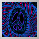 Recherche de hippie psychédélique posters Symbole de paix