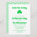 Recherche de irlandais invitations Jour de st patrick