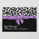 Recherche de léopard blanc invitations Violet