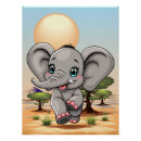 Recherche de savanne posters Éléphant