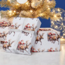 Recherche de le renne de père noël papier cadeau Santa clause