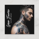 Recherche de studio de tatouage cartes visite Élégant