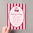 Recherche de rouge cerise invitations Pour elle