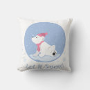Recherche de flocons de neige coussins Ours
