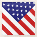 Recherche de drapeau américain dessous de verres Rayures