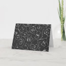 Recherche de chic urbain vœux cartes Noir et blanc