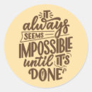 Recherche de impossible autocollants Citer