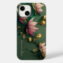 Recherche de fleur de lotus iphone coques Élégant