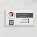 Recherche de profil cartes visite Customer