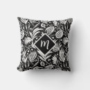 Recherche de motif de diamant coussins Noir et blanc