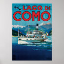 Recherche de lago di como posters Vintage