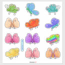 Recherche de multicolore autocollants Papillon