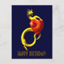 Recherche de coeur brillant cartes postales Romance