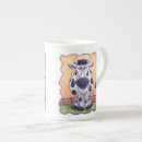 Recherche de vache noire et blanche tasses Mignon