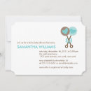 Recherche de rattle baby shower invitations Bleu