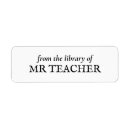 Recherche de livre étiquettes Professeur