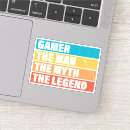 Recherche de gamer vintage autocollants Mème
