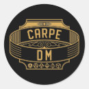 Recherche de diem de carpe autocollants Drôle