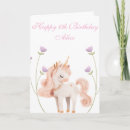 Recherche de licorne mignonne vœux cartes Fleurs