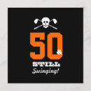 Recherche de golf 50th anniversaire invitations 50e