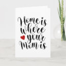 Recherche de mère vœux cartes Calligraphie