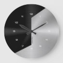 Recherche de noir argent horloges Élégant