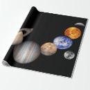 Recherche de planètes papier cadeau Saturn