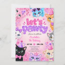 Recherche de pattes de chat invitations Jeune fille