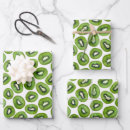 Recherche de motif kiwi papier cadeau Vert