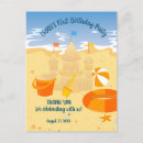 Recherche de plage anniversaire cartes Pour enfants