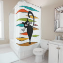 Recherche de chat noir rideaux douche Vintage