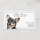 Recherche de chihuahua cartes visite Marcheur de chiens