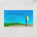 Recherche de golfeur cartes visite Pro
