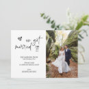 Recherche de surprise moderne invitations Noir et blanc