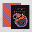 Recherche de sorcière kawaii cartes postales Noir
