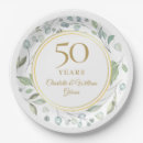 Recherche de 50 ans de mariage assiettes Invités