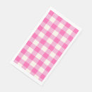 Recherche de motif rose serviettes En vichy